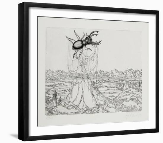 Untitled - (Beetle)-Rauch Hans Georg-Framed Limited Edition