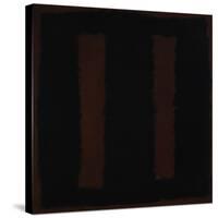 Untitled {Black on Maroon} [Seagram Mural Sketch]-Mark Rothko-Stretched Canvas