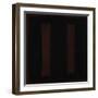 Untitled {Black on Maroon} [Seagram Mural Sketch]-Mark Rothko-Framed Giclee Print