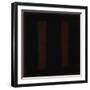 Untitled {Black on Maroon} [Seagram Mural Sketch]-Mark Rothko-Framed Giclee Print