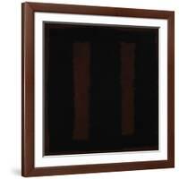 Untitled {Black on Maroon} [Seagram Mural Sketch]-Mark Rothko-Framed Giclee Print