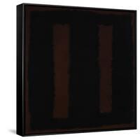 Untitled {Black on Maroon} [Seagram Mural Sketch]-Mark Rothko-Framed Stretched Canvas