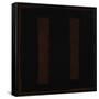 Untitled {Black on Maroon} [Seagram Mural Sketch]-Mark Rothko-Framed Stretched Canvas