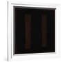 Untitled {Black on Maroon} [Seagram Mural Sketch]-Mark Rothko-Framed Giclee Print