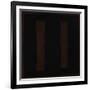 Untitled {Black on Maroon} [Seagram Mural Sketch]-Mark Rothko-Framed Giclee Print