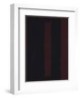 Untitled {Black on Maroon} [Seagram Mural Sketch]-Mark Rothko-Framed Giclee Print