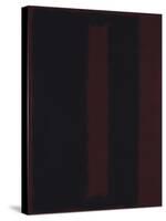 Untitled {Black on Maroon} [Seagram Mural Sketch]-Mark Rothko-Stretched Canvas