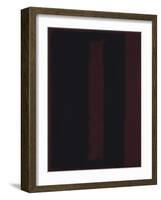 Untitled {Black on Maroon} [Seagram Mural Sketch]-Mark Rothko-Framed Giclee Print