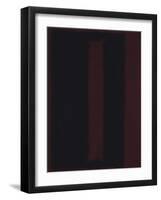 Untitled {Black on Maroon} [Seagram Mural Sketch]-Mark Rothko-Framed Giclee Print