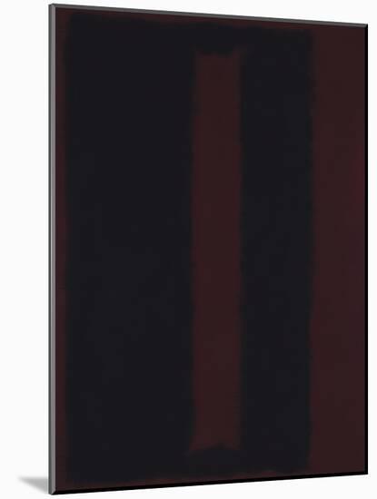 Untitled {Black on Maroon} [Seagram Mural Sketch]-Mark Rothko-Mounted Giclee Print