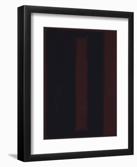 Untitled {Black on Maroon} [Seagram Mural Sketch]-Mark Rothko-Framed Premium Giclee Print