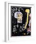 Untitled (Black Skull)-Jean-Michel Basquiat-Framed Premium Giclee Print