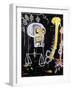 Untitled (Black Skull)-Jean-Michel Basquiat-Framed Premium Giclee Print