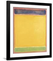 Untitled (Blue, Yellow, Green on Red), 1954-Mark Rothko-Framed Art Print