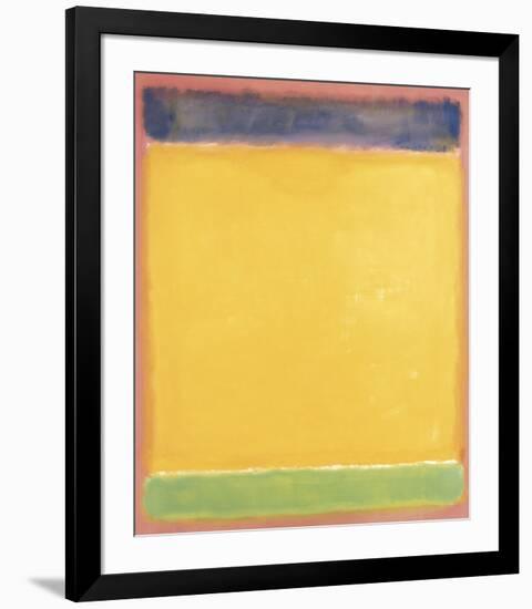 Untitled (Blue, Yellow, Green on Red), 1954-Mark Rothko-Framed Art Print