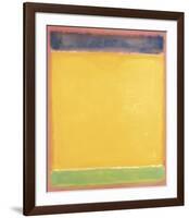 Untitled (Blue, Yellow, Green on Red), 1954-Mark Rothko-Framed Art Print