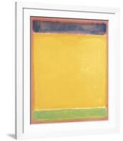 Untitled (Blue, Yellow, Green on Red), 1954-Mark Rothko-Framed Art Print