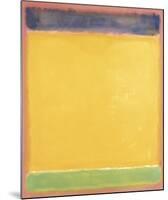 Untitled (Blue, Yellow, Green on Red), 1954-Mark Rothko-Mounted Art Print