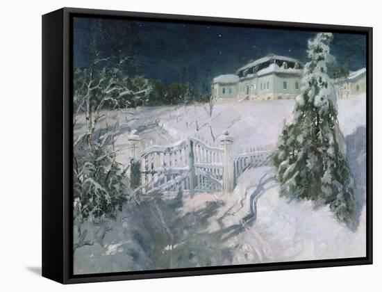 Untitled by Fritz Thaulow-Fritz Thaulow-Framed Stretched Canvas