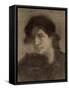 Untitled, C. 1890 (Charcoal on Paper)-Eugene Carriere-Framed Stretched Canvas