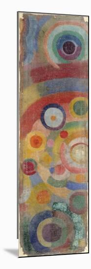 Untitled, C.1925 (Oil on Burlap)-Robert Delaunay-Mounted Premium Giclee Print