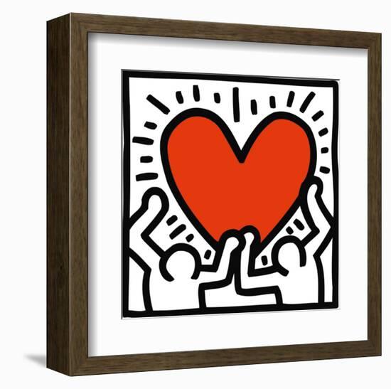 Untitled, c.1988-Keith Haring-Framed Art Print