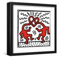 Untitled, c.1989-Keith Haring-Framed Art Print