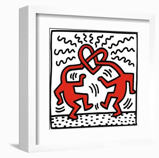 Untitled, c.1989-Keith Haring-Framed Art Print