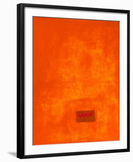 Untitled, c.1991 (Orange)-Jürgen Wegner-Framed Serigraph