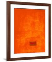 Untitled, c.1991 (Orange)-Jürgen Wegner-Framed Serigraph