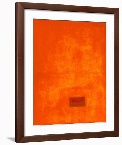 Untitled, c.1991 (Orange)-Jürgen Wegner-Framed Serigraph