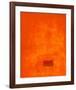 Untitled, c.1991 (Orange)-Jürgen Wegner-Framed Serigraph