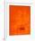 Untitled, c.1991 (Orange)-Jürgen Wegner-Framed Serigraph