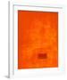 Untitled, c.1991 (Orange)-Jürgen Wegner-Framed Serigraph