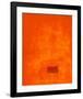 Untitled, c.1991 (Orange)-Jürgen Wegner-Framed Serigraph