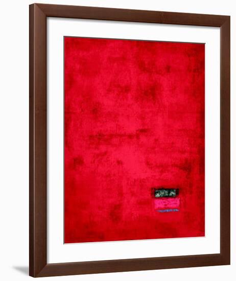 Untitled, c.1991 (Red)-Jürgen Wegner-Framed Serigraph