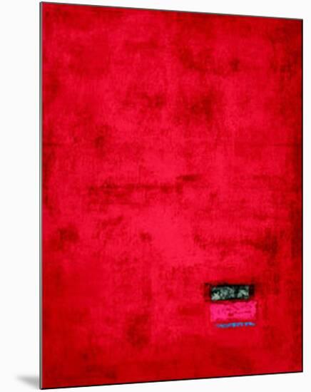 Untitled, c.1991 (Red)-Jürgen Wegner-Mounted Serigraph