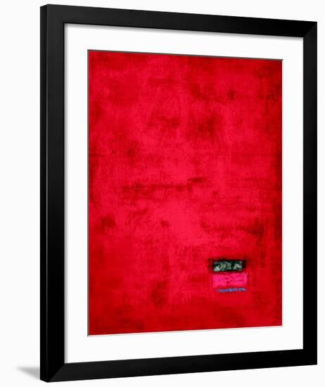 Untitled, c.1991 (Red)-Jürgen Wegner-Framed Serigraph