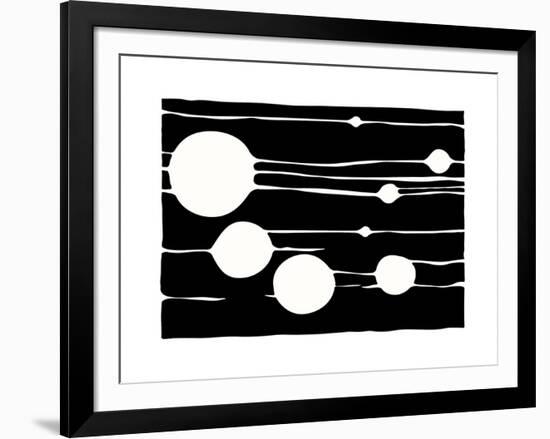 Untitled, c.2009 (black)-Carl Abbott-Framed Serigraph