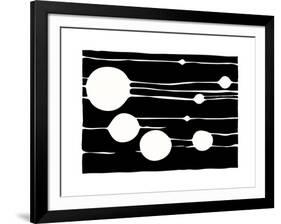 Untitled, c.2009 (black)-Carl Abbott-Framed Serigraph