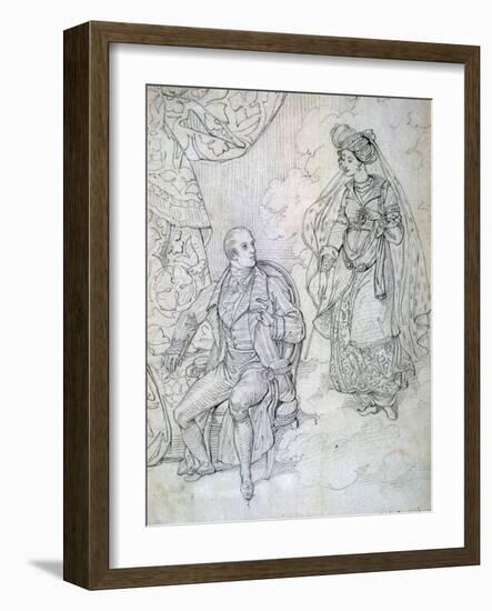 Untitled, C1815-1865-Eugene Deveria-Framed Giclee Print