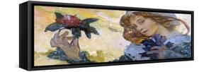 Untitled, C1880-1930-Alphonse Mucha-Framed Stretched Canvas