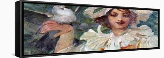 Untitled, C1880-1930-Alphonse Mucha-Framed Stretched Canvas