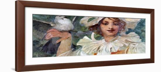 Untitled, C1880-1930-Alphonse Mucha-Framed Giclee Print