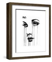 Untitled Face #4-Loui Jover-Framed Art Print