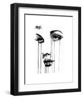 Untitled Face #4-Loui Jover-Framed Art Print