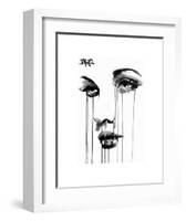 Untitled Face #4-Loui Jover-Framed Art Print