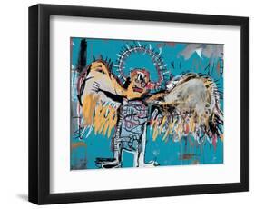 Untitled (Fallen Angel), 1981-Jean-Michel Basquiat-Framed Premium Giclee Print