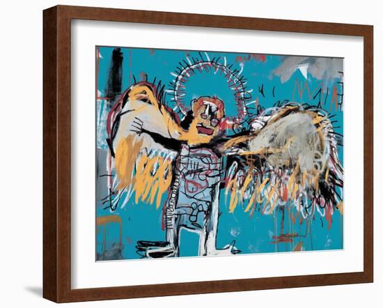 Untitled (Fallen Angel), 1981-Jean-Michel Basquiat-Framed Giclee Print