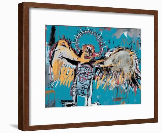 Untitled (Fallen Angel), 1981-Jean-Michel Basquiat-Framed Giclee Print